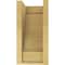 Ekena Millwork 6"W x 6"D x 12"H Wide Alpine Rough Cedar Woodgrain TimberThane Corbel, Primed Tan CORUR06X06X12ALPRCPR - alternate 3